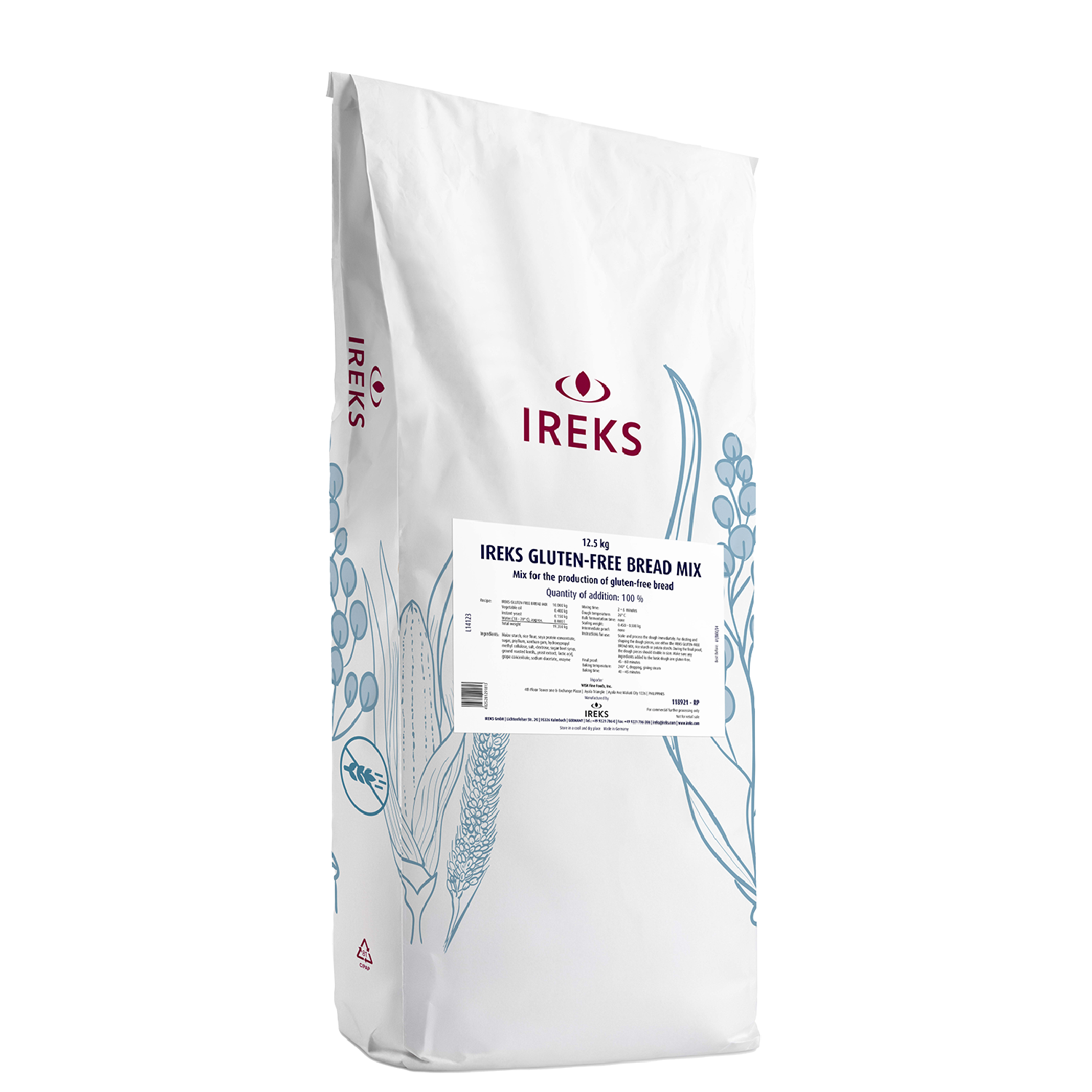 Bread mix gluten free